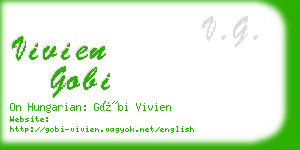 vivien gobi business card